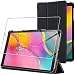 Produktbild ebestStar - Hülle für Samsung Galaxy Tab A 10.1 2019 T510 T515, Slim Smart Cover (Ultra Dünn), Schutzhülle Etui, Ständer Case Cover, Schwarz + Panzer Schutz Glas