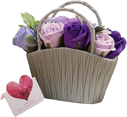 Amazon ソープフラワー ギフト バスケット 造花 枯れない花 花かご インテリア 玄関飾り トイレ飾り 花束 誕生日 母の日のプレゼント カーネーション 結婚記念日 ホワイトデー お見舞い 敬老の日 卒業 記念品 プレゼント花カゴ バラ アジサイ 花籠 パープル 造花 Amazon ソープフラワー ギフト バスケット 造花 枯れない花 花かご インテリア 玄関飾り トイレ飾り 花束 誕生日 母の日のプレゼント カーネーション 結婚記念日 ホワイトデー お見舞い 敬老の日 卒業 記念品 プレゼント花カゴ バラ アジサイ 花籠 パープル 造花