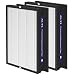 2 Pack A2 F2 True HEPA Replacement Filter Compatible with 3M Filtrete Room Purifier Models FAP-C02-A2, FAP-C03-A2, FAP-T03-A2, FAP-C02WA-G2, FAP-C03BA-G2, FAP-T03BA-G2, FAP-SC02N, Part # 1150101