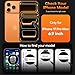 TAURI for iPhone 17 Pro Max Case, Full Camera Protection with Screen Protector, Anti-Yellowing Military-Grade Protection Shockproof Slim Phone Case for iPhone 17 ProMax, Clear