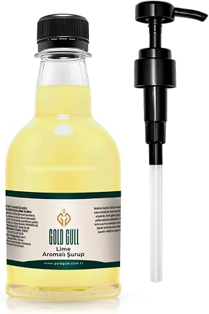 Gold Gull Lime Green Lemon Flavored Coffee and Fruit Syrup 300 ml.
