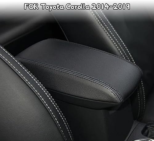 Miniatura 172 de Great-luck Leather Center Console Cover Armrest Pad,Protector Armrest Box Cover Accessories Keep Your Armrest in a More Comfortable Feeling(black