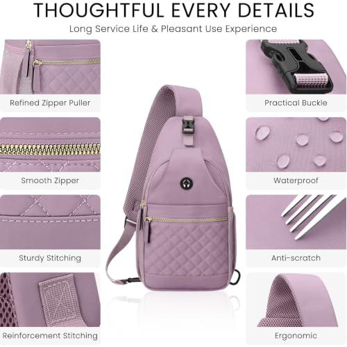 Image of Vankor Hands-free Crossbody Sling Bags for Women Stylish Cute Look | Well-organized, Quick Access,Comfortable Fit, Portable, Weather-Resistant Crossbody Purses for Women