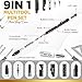 9 in 1 Multitool Pen Set - Christmas Gifts for Men, Stocking Stuffers for Dad, Boyfriend, Husband from Daughter - Cool Gadgets for Men Who Have Everything