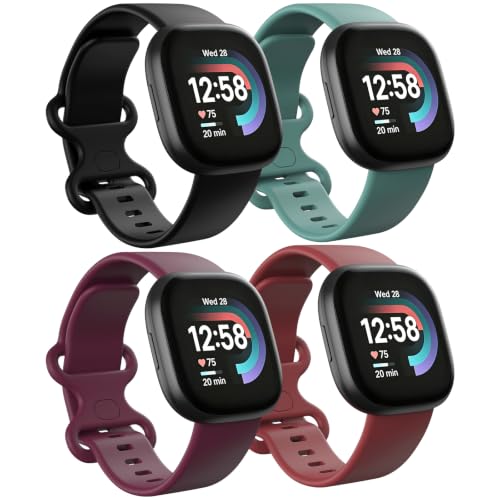 �X�|�[�c�o���h 4�{�p�b�N Fitbit Sense/Versa 3 / Versa 4 / Sense 2�p�o���h�B