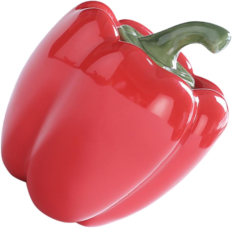 Ceramic Storage Jar Container Tea Storage Jar Decorative Storage Canister Household Tea Canister Sugar Canister Airtight Kitchen Canisters Plant Lettering Ceramics Red