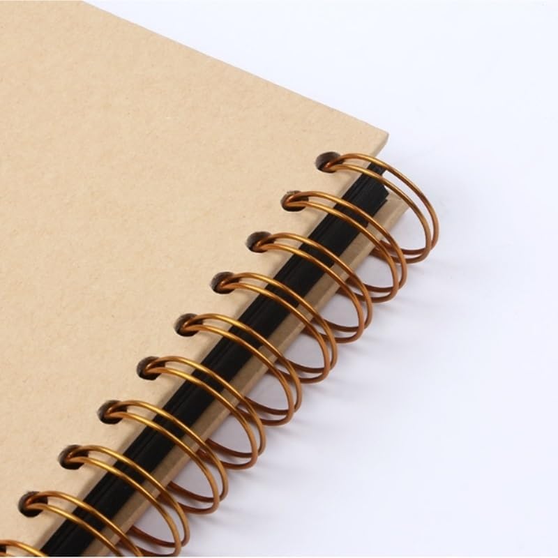 Travel Growth Commemorative Book ﻿ Vintage Kraft Paper DIY Handmade Album Ribbon Creative Gift Family Album Applicable to photos, receipts, star cards, etc(10in)