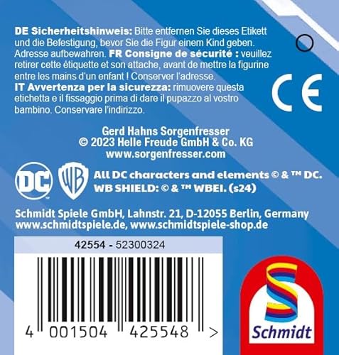 Schmidt Spiele 42554 Dorgenfresser Dc Super Hero, Joker, Peluche 32 Cm - 2