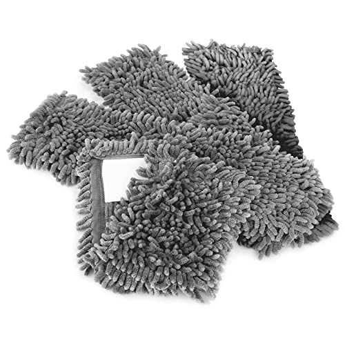 COM-FOUR® Housse de Remplacement 4X pour essuie-Sol - Housse d'essuie-Glace en Microfibre Chenille pour Un Nettoyage en Profondeur de Votre Espace de Vie (04...