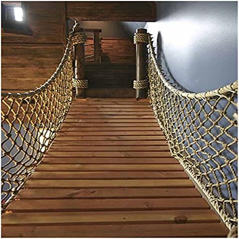 Stair Safety Netting for Kids – Durable Outdoor Climbing Cargo Net 3x4m (6mm*10cm) Playground Rope Nets for Enhanced Safety and Fun