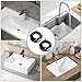 10 PCS Air Powered Drain Clearing Tools, Steam Showers, Basin-Faucet Mounting Lock Nuts- 1/2