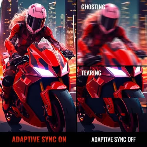 Rückseite des Smart Tech Gaming Monitors mit den vielfältigen Anschlussmöglichkeiten wie USB-C und HDMI.