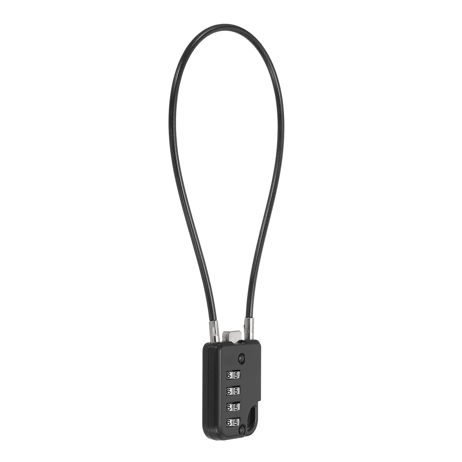 M METERXITY 1-Pack 12in Combo Padlock 4-Digit Password, Black
