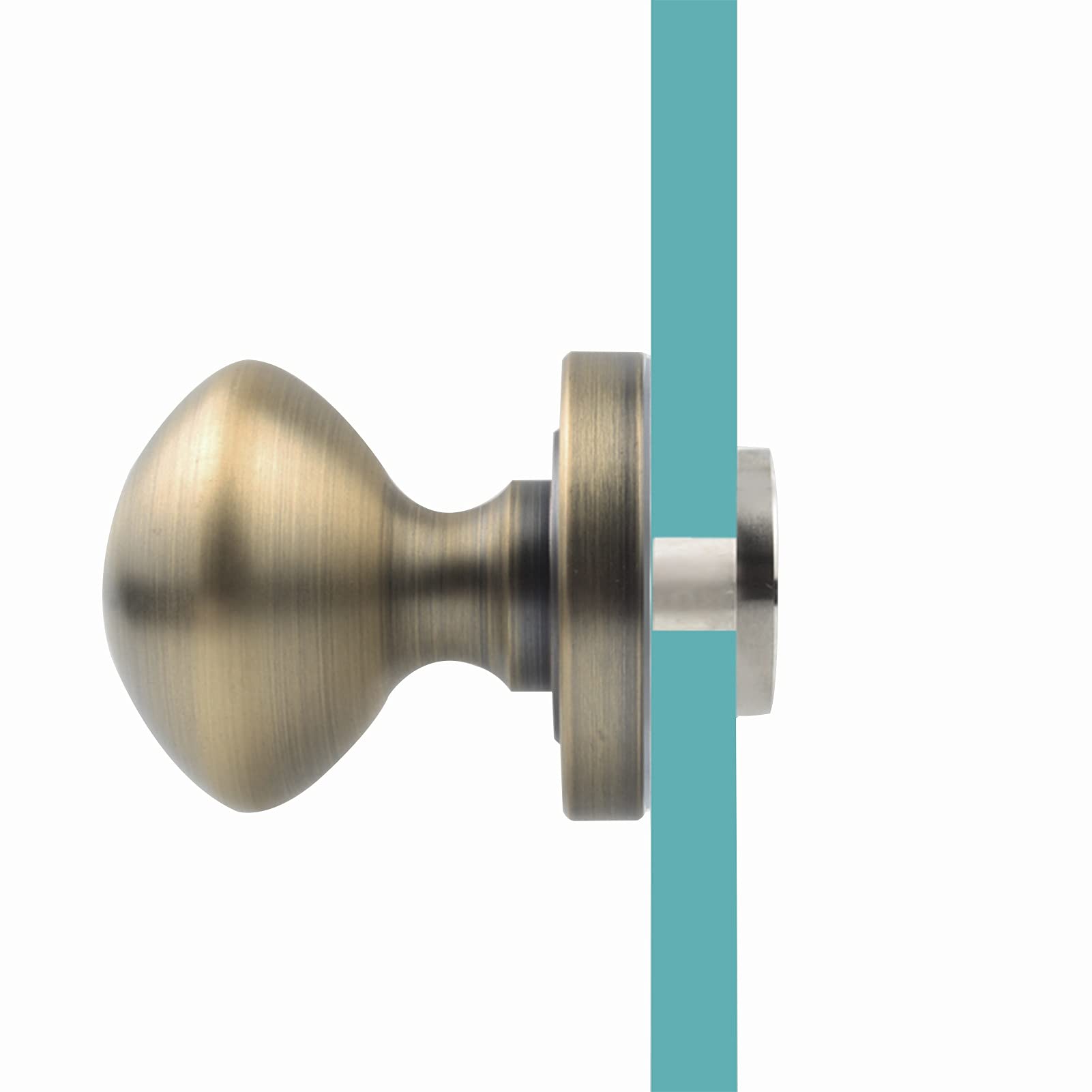 Poignées de porte en verre chic et chrome brillant pour sublimer vos meubles de cuisine