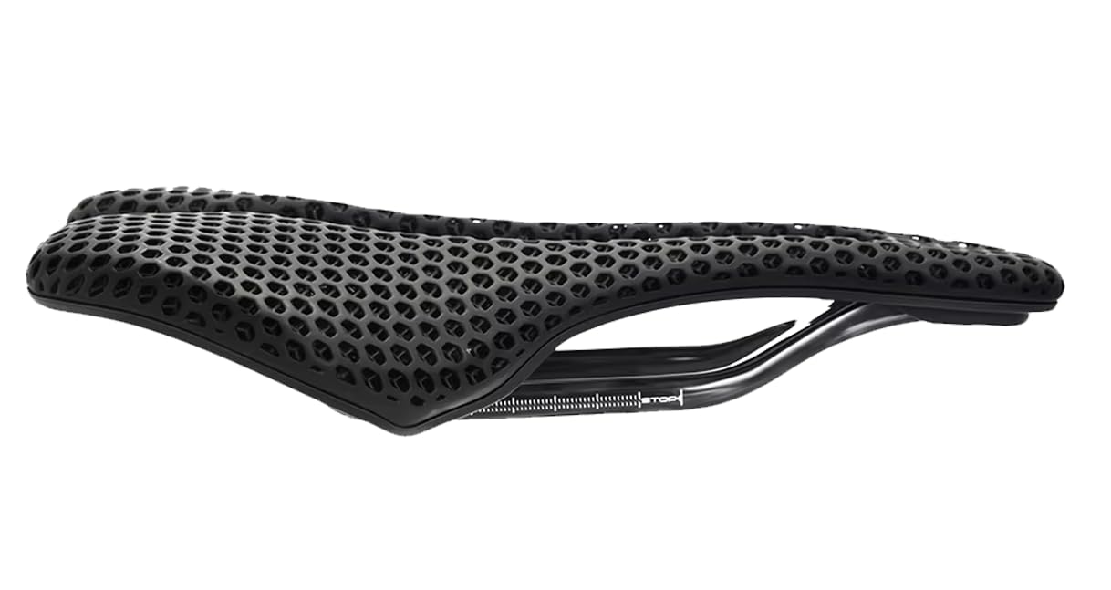 DACHOS K009 3D -Sillín de Carbono 3D Ligero, Ergonómico, Impermeable y Transpirable | Estructura de Panal TPU | Rieles de Fibra de Carbono| 165g | Alto Rendimiento