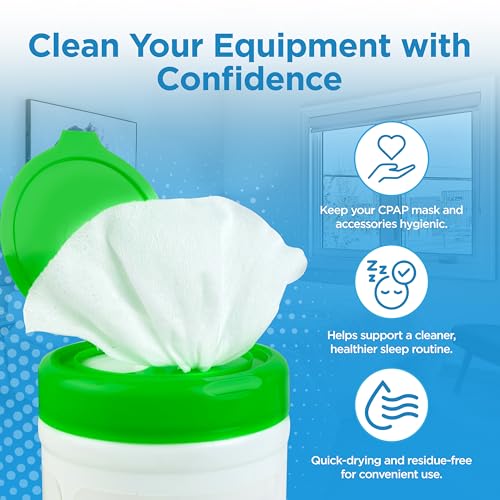 image for RespLabs Medical Inc. resplabs CPAP Mask Wipes - Unscented CPAP Mask C