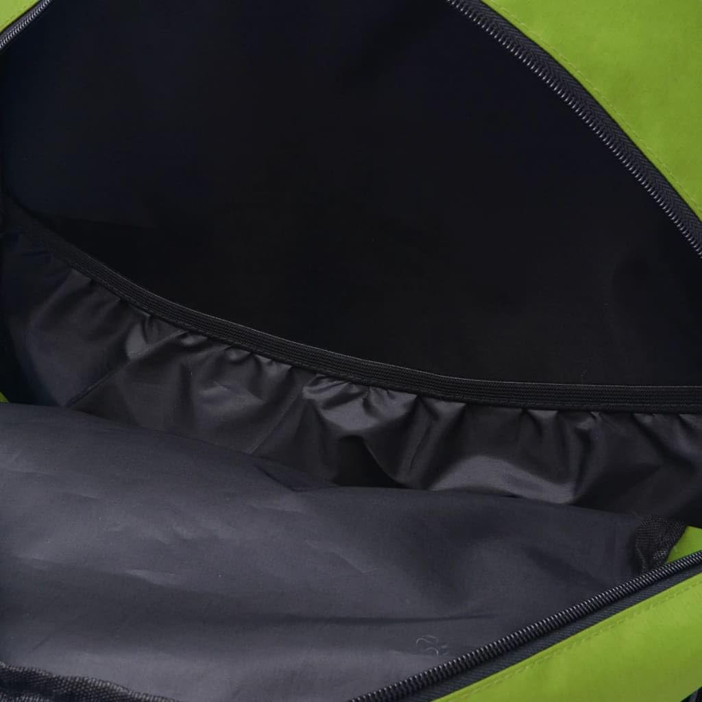 Mangloder Wanderrucksack 40 L Schwarz Grün wasserabweisend für Outdoor Trekking Camping Wandern mit 3 Fächern und 2 Seitentaschen für Reisen, Schule, Arbeit, Fahrrad, Freizeit