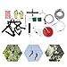 MUSESPANI 300LBS 160FT 48Meter Zip Line Kit Choose Length Heavy Duty Kids Zip Wire for Outdoor with Stainless Steel Cable, Adjustable Seat & Safe Belt, 5FT Spring Brake, Non-Slip Handle