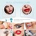 MKUMIR 15X/1X Kosmetikspiegel Vergrößerung Doppelseitiger Schminkspiegel 360°Drehbar Tischspiegel für Make Up Reisespiegel für Schminken Gesichtspflege und Rasieren