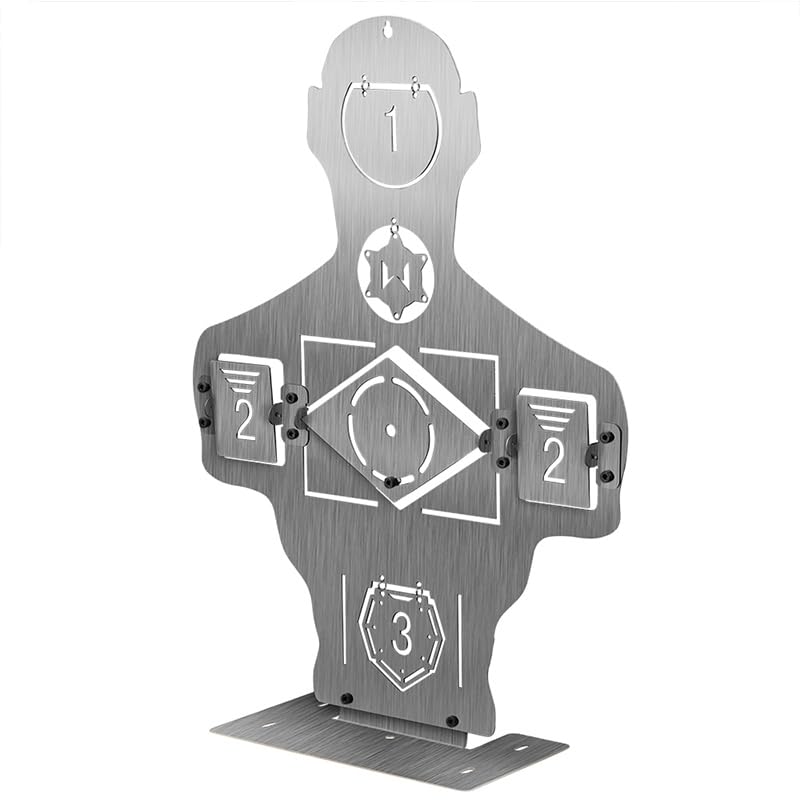 Tactical Steel Target Outdoor BB Gun Airsoft Paintball Shooting Training Plate