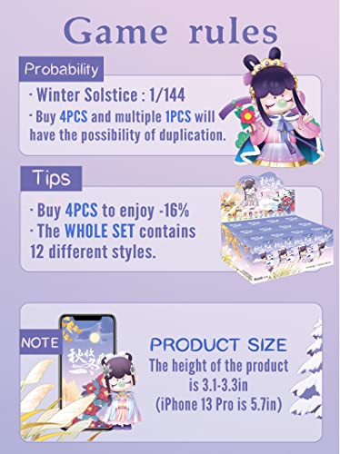 Rolife Nanci Blind Box-Meet Autumn And Winter-Cute Action Figure-Kawaii Figures Blind Bags Creative Gift For Girls And Women (1Pcs) #TOP5