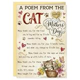 FLYAB Happy Cat Mothers Day Card - from Cats with...
