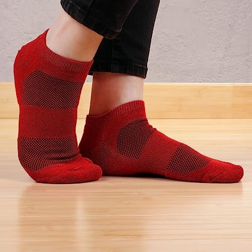 Image of Women's Rayon from Bamboo Fiber Ultra Breathable Superior Wicking Athletic Ankle Sports Socks