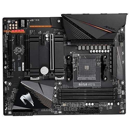 Image of GIGABYTE AMD B550 AORUS PRO V2 Motherboard with 12+2 Phases Digital Twin Power Design, Fins-Array Heatsink Type-C Dual PCIe 4.0 /3.0 x4 M.2 with Dual Thermal Guards, Front and Rear USB