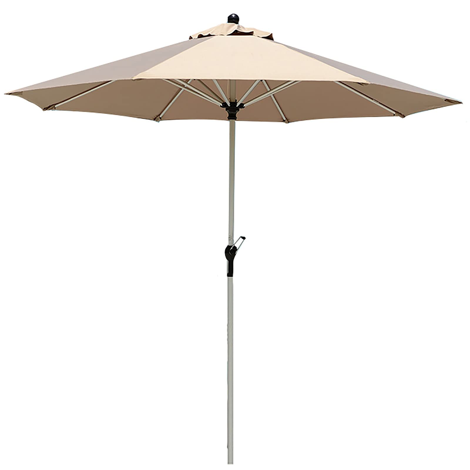 Parasol de marché 2,7m avec manivelle pour table extérieure de jardin - 8