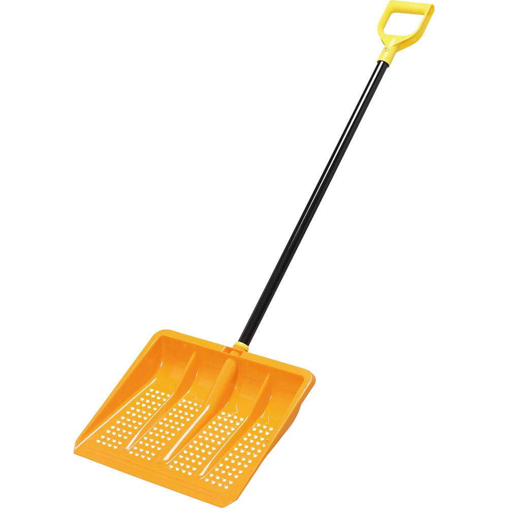 Amazon | アイリスオーヤマ 雪かきコップ 1040 雪かき オレンジ 奥行42