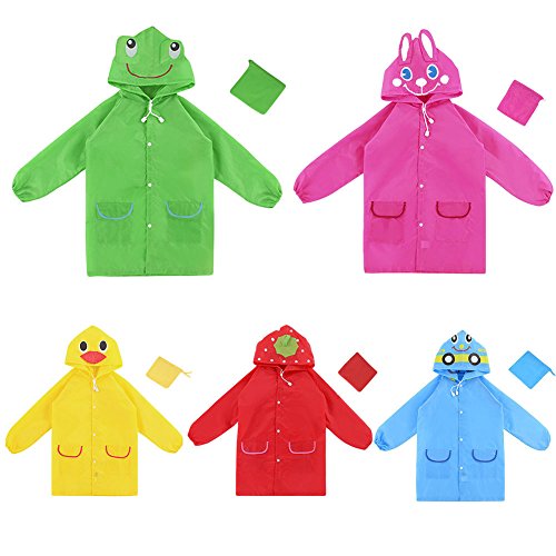 1 peça à prova d 'água lindo modelo de animal de desenho animado infantil tecido Oxford, Rosa choqu