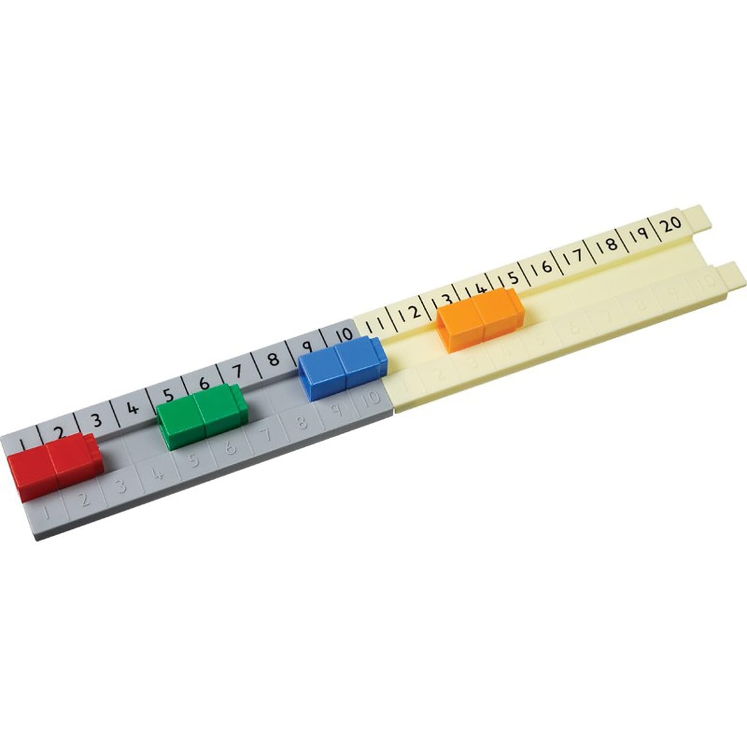 Didax UNIFIX® 1-120 Number Line Track - Extensive, Modular Number Line for Interactive Math Learning in Grades K-2 and Ages 5-7