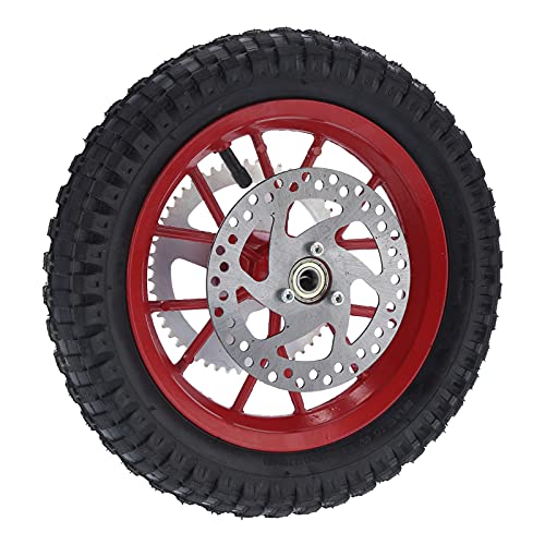 T Roues de Vélo, Taotao Dirt Bike Parts Roue Arrière 12.5X2.75In Mini Ycle Roue Arrière Antidérapant Caoutchouc Acier Alliage pour 47Cc 49Cc 2 Temps Dirt...