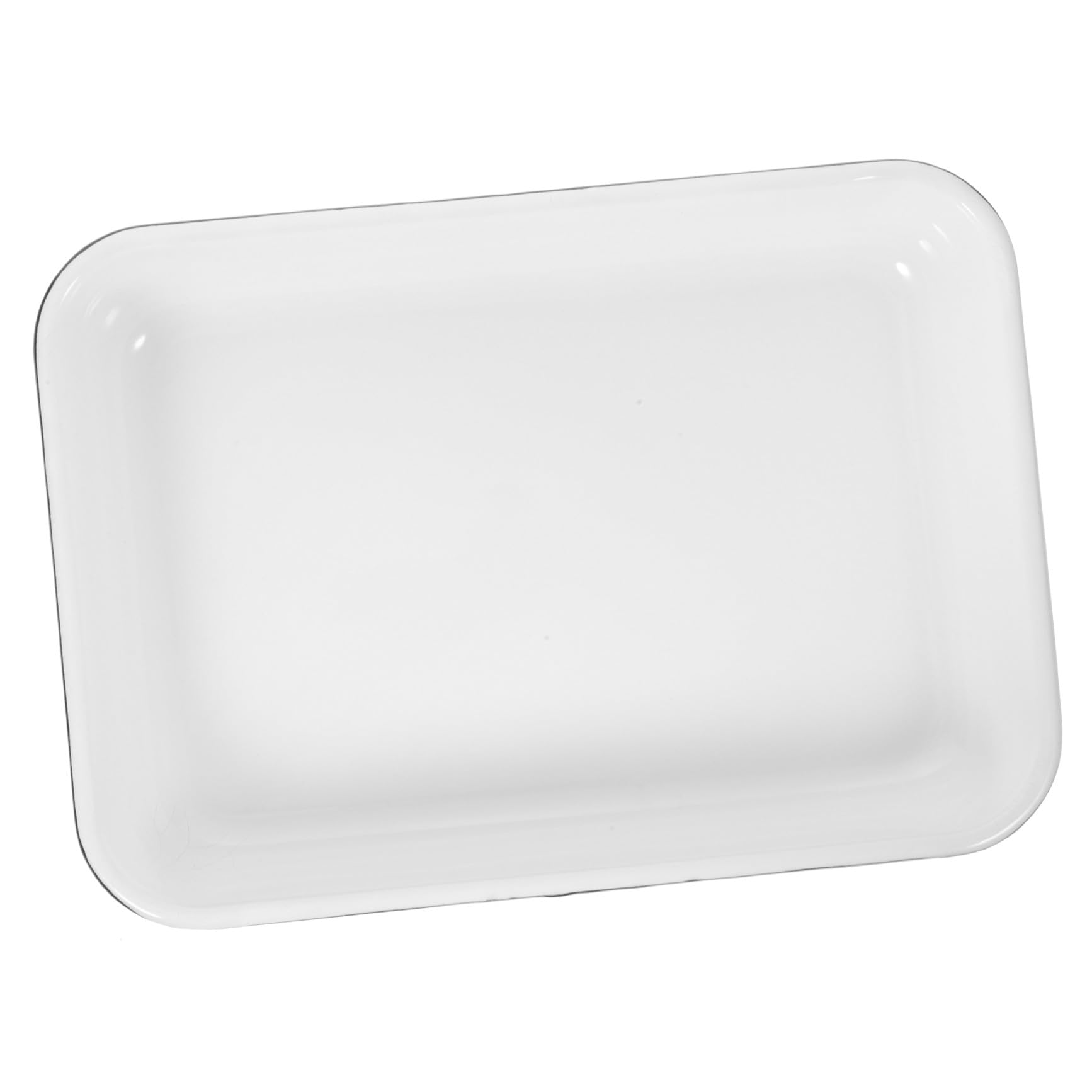 Plaque de cuisson émail blanche Gadpiparty plat antiadhésif cuisine