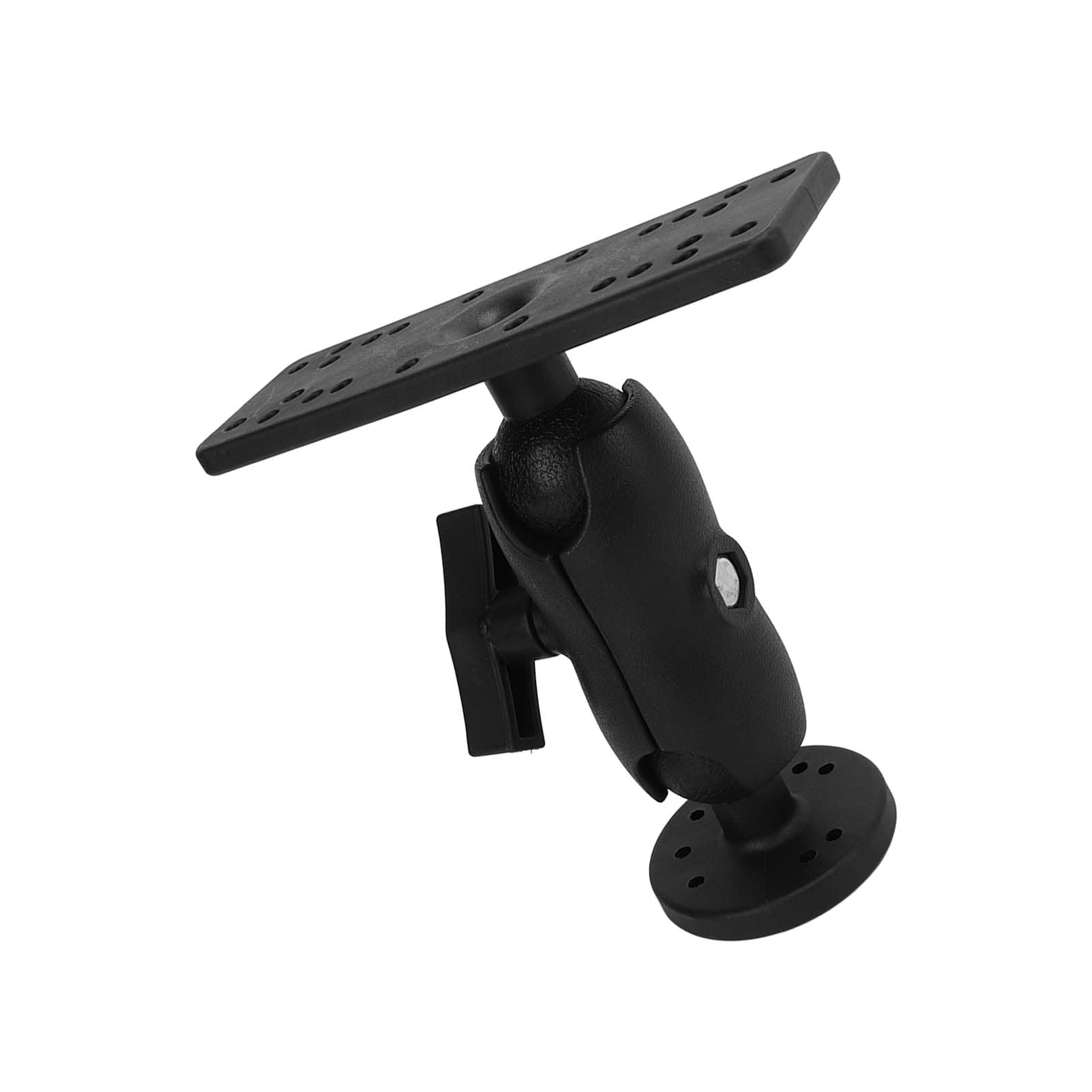 Fish Finder Mount Base, 360 Degree Swivels Marine Electronic Fish Finder Mount GPS Plate Rotating Supporter