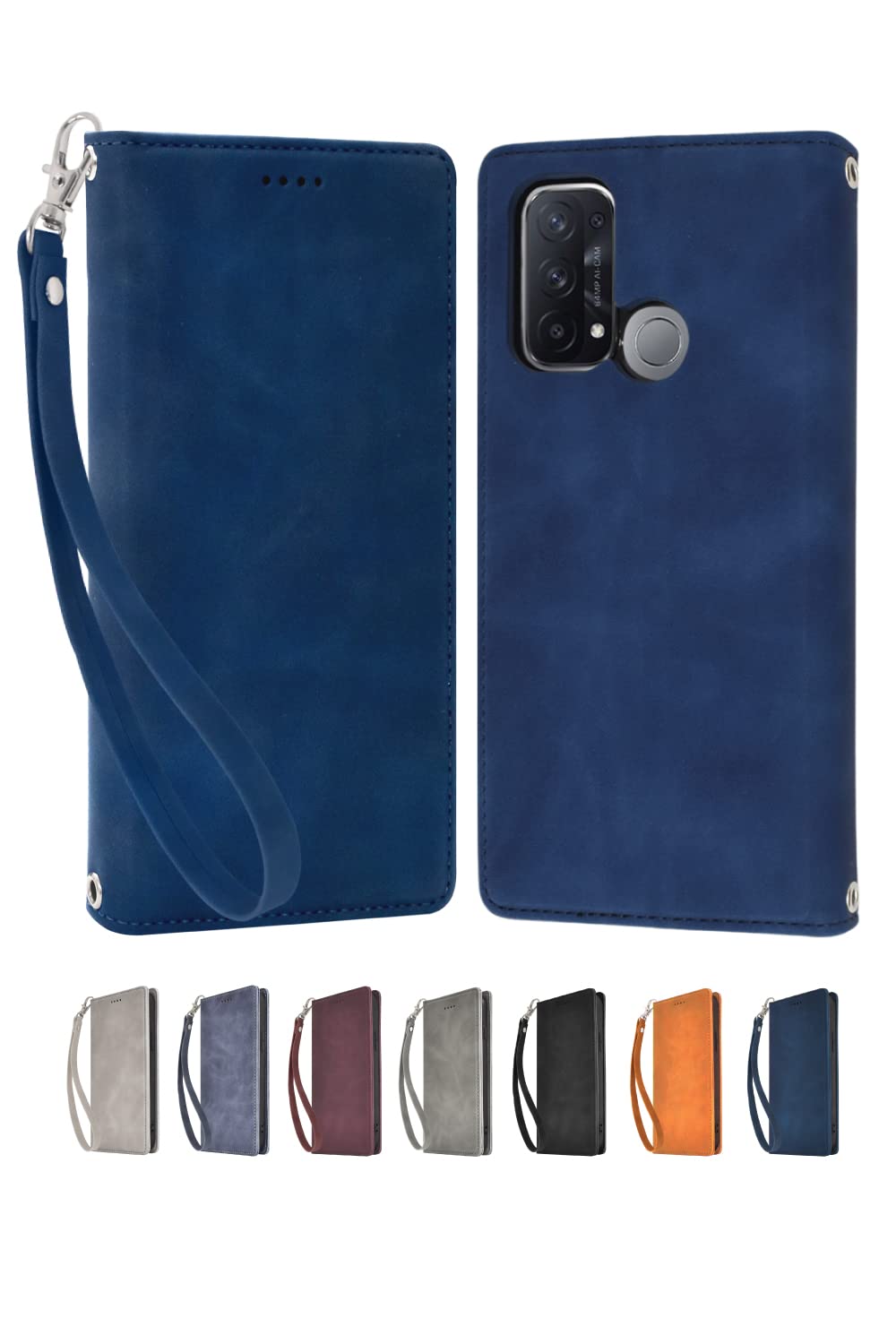 OPPO Reno5 アイスブルー 手帳型カバーおまけつき - メルカリ