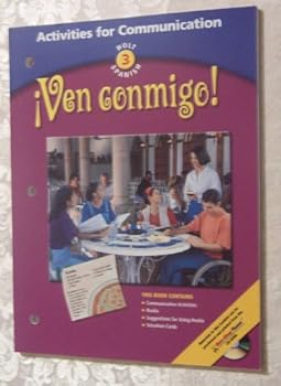 Paperback Holt ?Ven conmigo! Activities for Communication, Level 3 [Spanish] Book