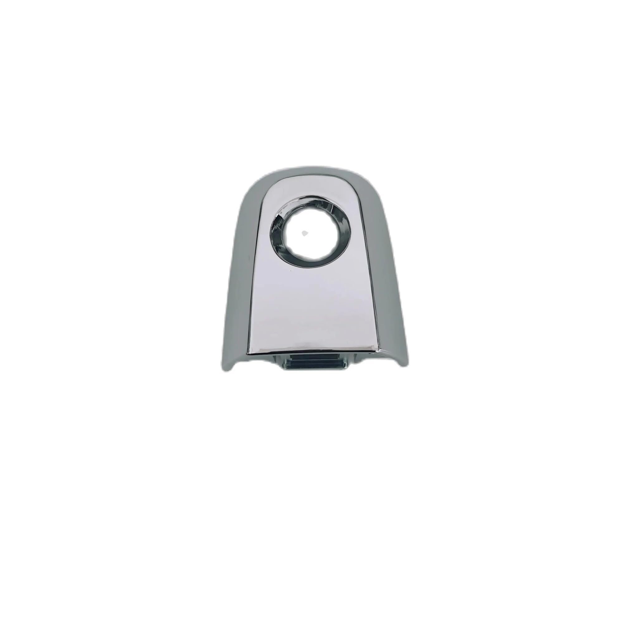 NVNZMFPPW Outer Handle Cap Cover for Mitsubishi for Montero 2008-2015 L200 for Triton 2005-2015 Chrome and Black(Chrome with Hole)