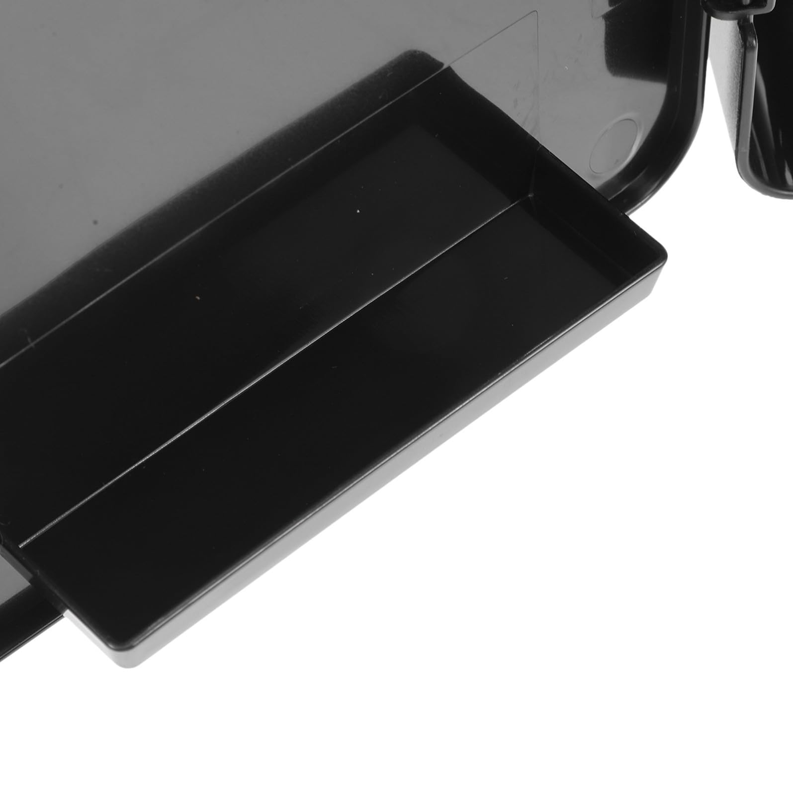 Hemobllo Portachiavi da Parete Moderno Design Semplice ed Elegante in Plastica Nera Funzione Magnetica e Portalettere per Ufficio e Casa