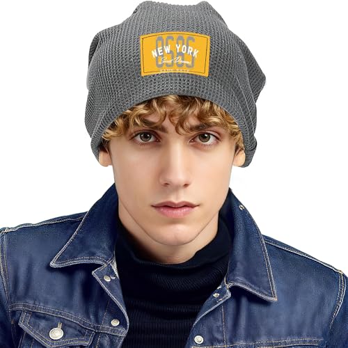 Bonnet en maille de luxe doux contre le froid sans gratter