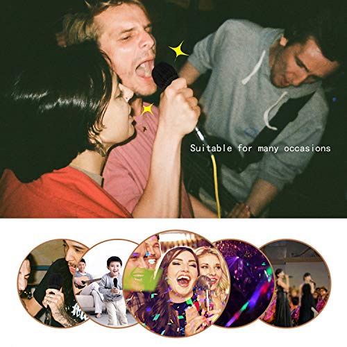 Sirozi 160 PCS Disposable Microphone Cover, Black Sanitary Windscreen No-woven Protection Cover for U-shaped and O-shaped Microphone Recording Studio Karaoke and KTV - Thumbnail 6