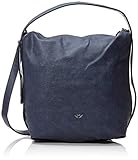 Reißverschluss Fritzi aus Preussen Damen Anni Schultertasche, Blau (Navy), 12x36x37 cm