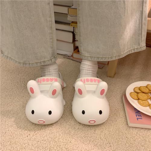 Sandals women Bunny slippers Cute Y2k Aesthetic Outdoor Shower slippers Shower flip flops women Flats Indoor Beach Travel Pool Rabbit4
