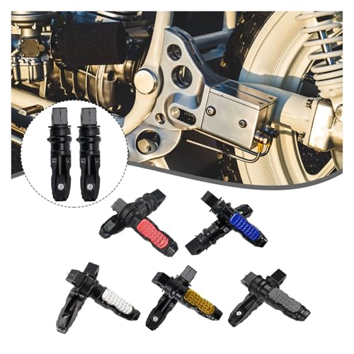 Pédale arrière moto en alliage d'aluminium haute finition 2 pièces - 5