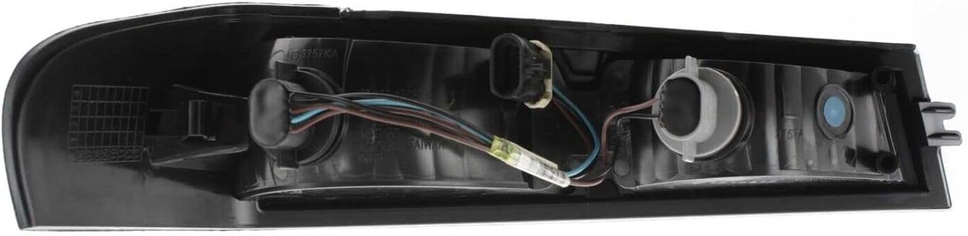 Set Of 2 Front Corner Light Assembly With Black Interior Left Driver & Right passenger Side Direct Replacement Compatible With 2004-2012 Chevrolet Colorado/GMC Canyon GM2520189