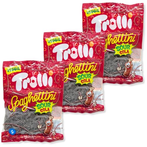 �g���[�� �X�p�Q�e�B �T���[�R�[�� 100g 3�� Trolli Spaghetti Sour Cola �R�[���� �ג��� �O�~ �L�����f�B �A�� �C�O ���َq 7RabbitRiogrande�I���W�i���X�e�b�J�[�t �y���W�o�^�ԍ� ��6667215�z