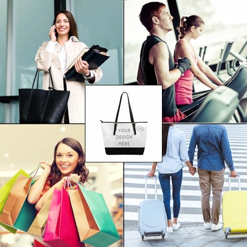 Bolsa Tote Personalizada de Cuero PU para Mujer miniatura 2