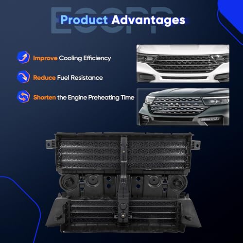 Image of ECCPP GV4Z8475A Active Grille Shutter 2017-2019 for Ford for Escape 1.5L