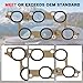 Lower Upper Intake Manifold Gasket Set Compatible with 3.6L Chevy Cadillac Buick GMC Vehicle Camaro Caprice Colorado Impala ATS CTS SRX XTS Enclave Canyon Acadia Terrain, Replace#MS972401 MS19932