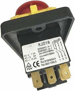 1PC NEW Marine grinder polishing machine bench drill power switch KJD18 440V60Hz